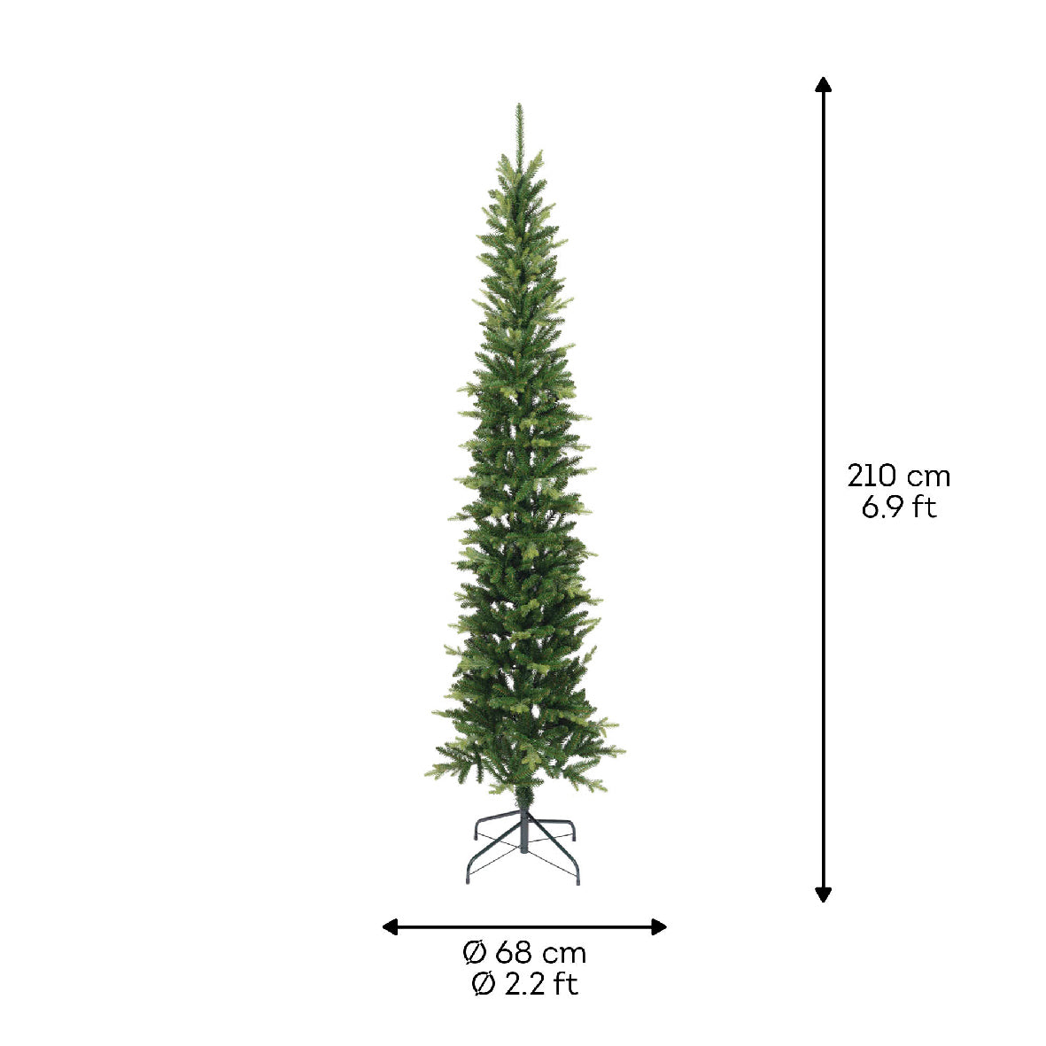 Everlands 7ft 'Slim Fir'