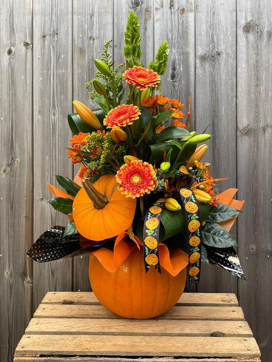 Large Autumn Pumpkin Arrangement