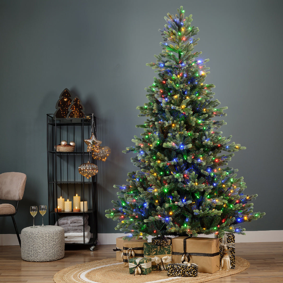 Everlands 7.5ft Pre Lit ‘Geneva Fir'